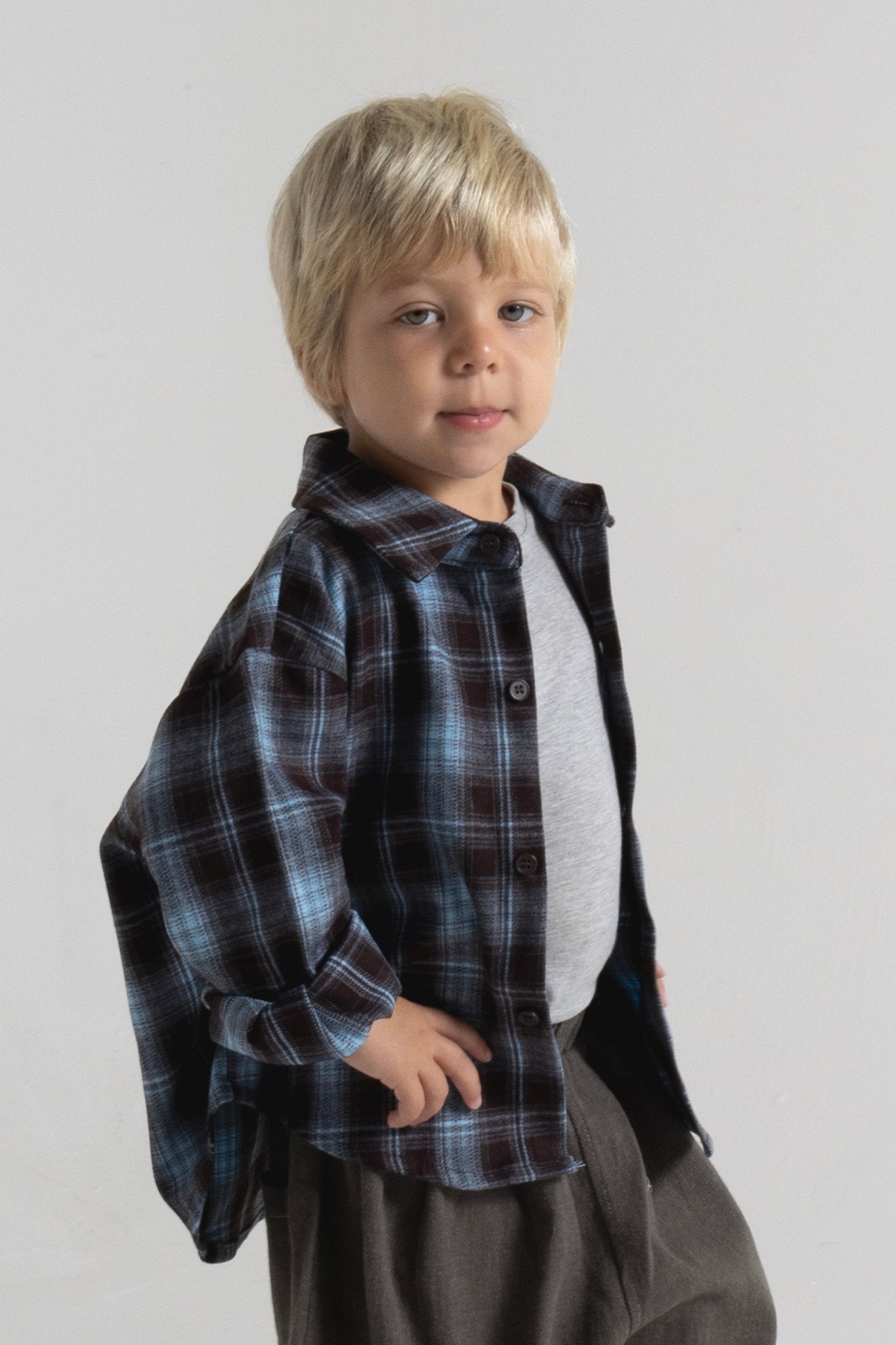 Camicia in Plaid - Never Say Kids