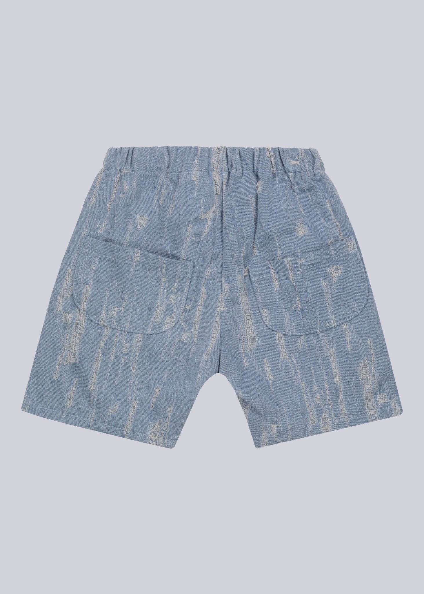 Pantaloncini in Denim Lavorato - Never Say Kids