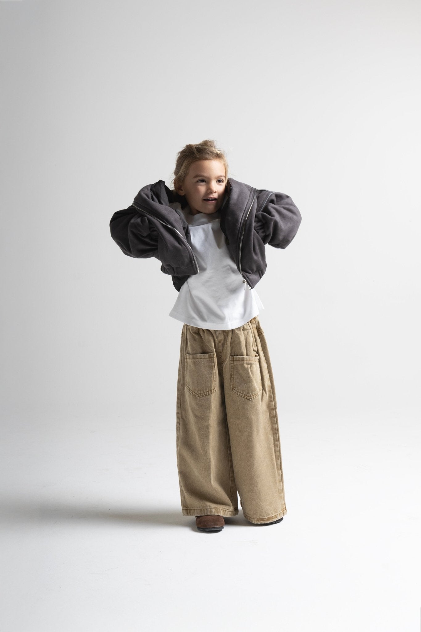 Pantaloni Denim Oversize - Never Say Kids